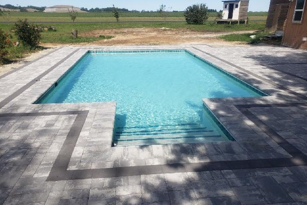 Concrete pool in Delaware